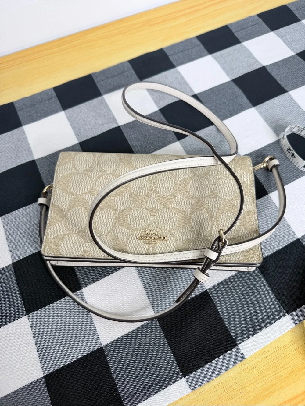 Coach Anna Foldover Clutch Crossbody Bag
